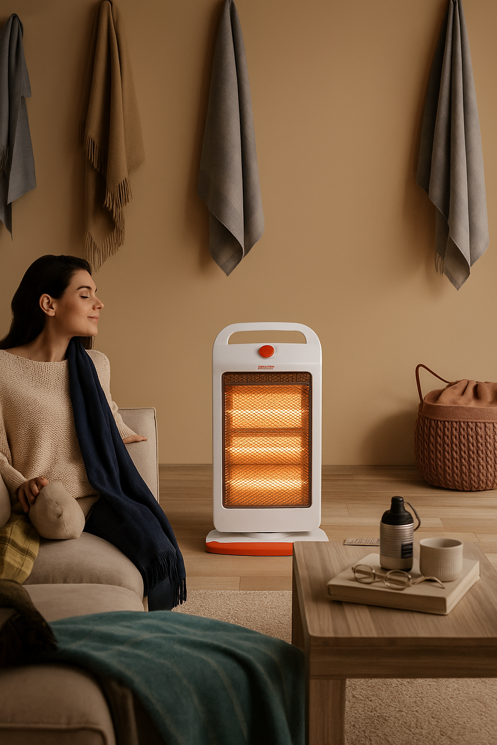 Snow Wave HALOGEN HEATER 1200W/3 ROD